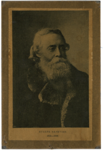 Renevier Eugene, 1906, Portrait NB, sur Carton Brun, MCG